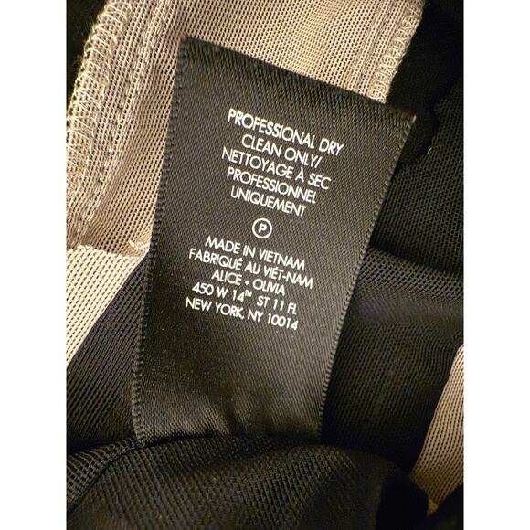 Alice + Olivia Kerrie Lace Panel Sleeveless Sheath Dress - Size 8 - Picture 6 of 11